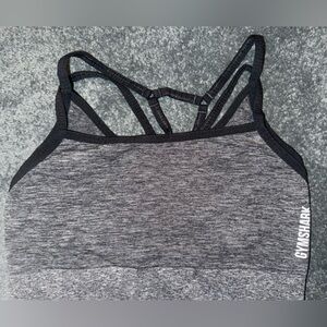 GYMSHARK Medium Gray Bra